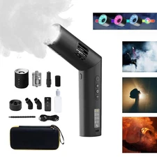 COLBOR CF5 Fog Machine Portable Smoke Machine with Magnetic RGB Light, Remote...