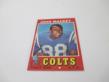Vintage 1971 Topps John Mackey Baltimore Colts 
