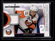 2007-08 Fleer Hot Prospects Materials Frans Nielsen New York Islanders #HM-FN
