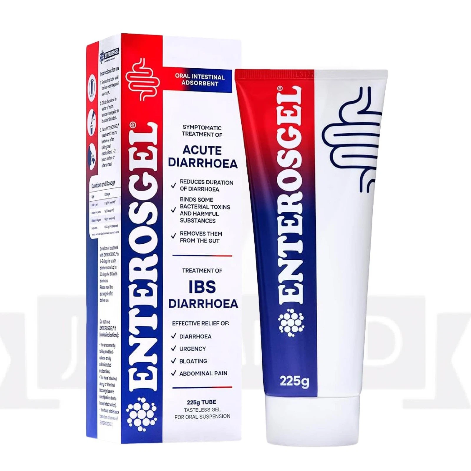 Enterosgel oral suspension 225 g Pack of 2