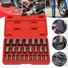 25 PCS Impact Bolt Extractor Set Nut Remover Set Stripped Extraction Socket Tool