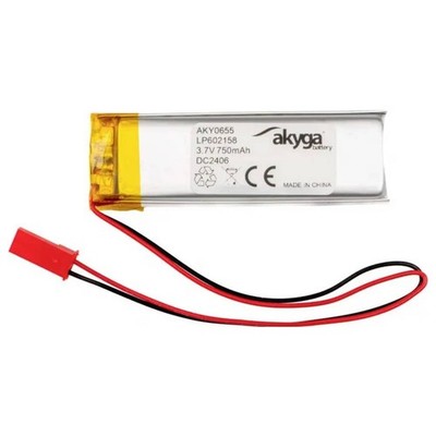 Akyga LP602158 Akkupack x Spezial-Akku LiPo 3.7 V 750 mAh