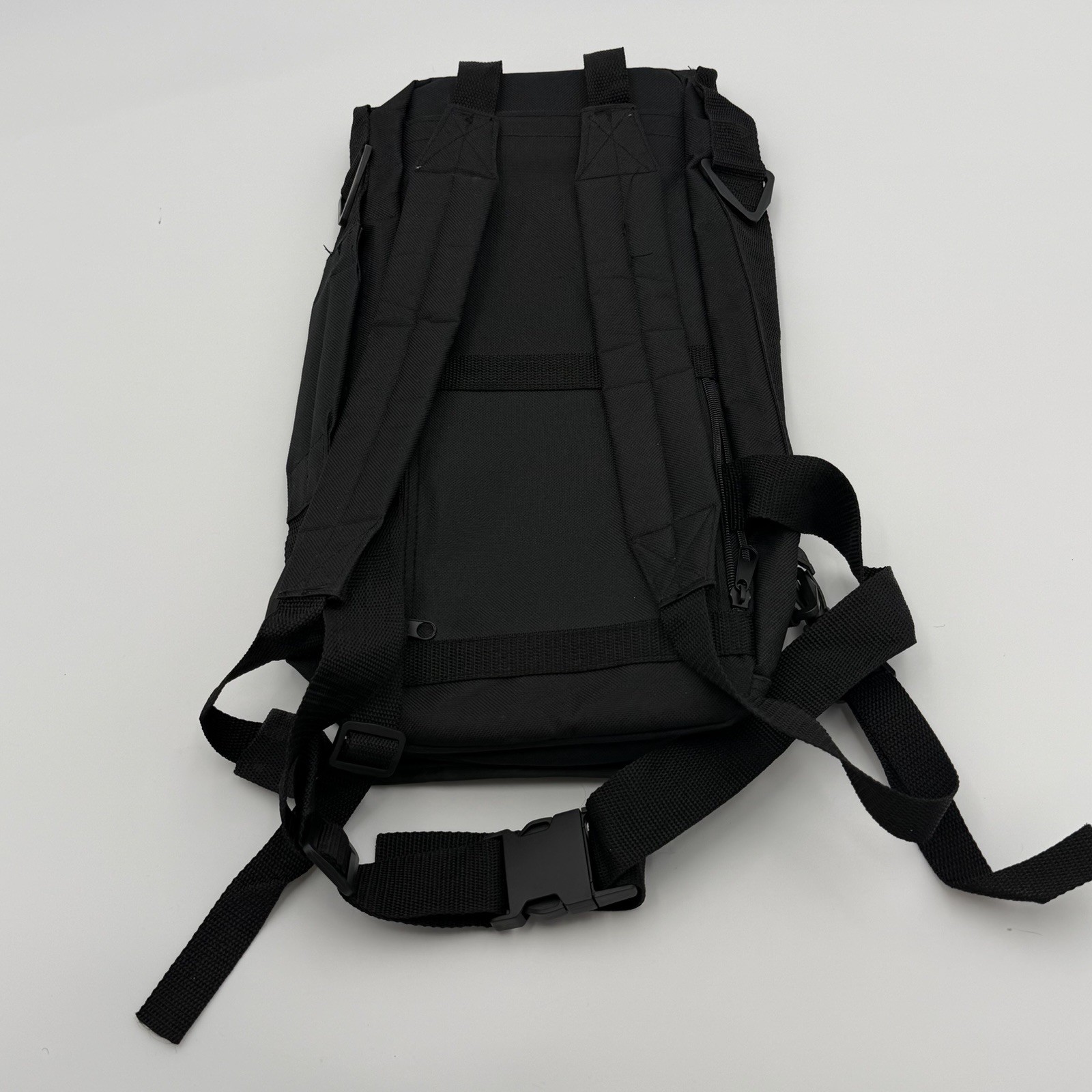 Black Utility Backpack with Adjustable Straps & I… - image 3