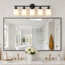 31" Vanity Light Bathroom Mirror 5 Lights Wall Lamp Dressing LED Sconce Fixture
