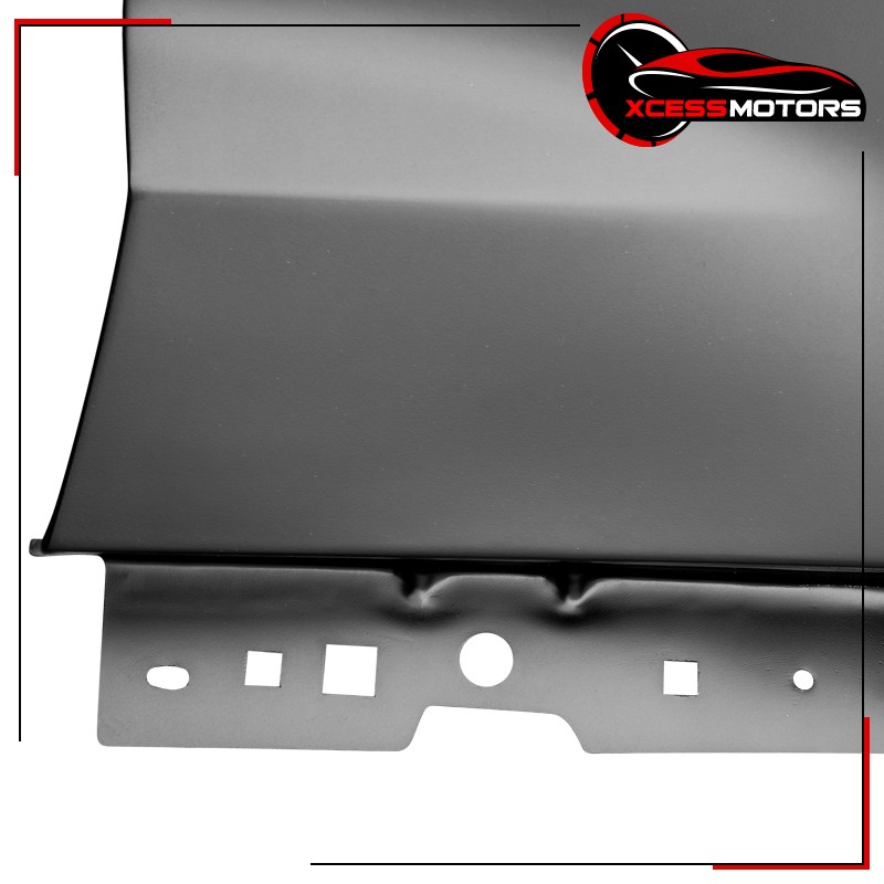 GTD Style Front Fenders Fits 2015-2017 Ford Mustang V6/ GT Aluminum Black Pair