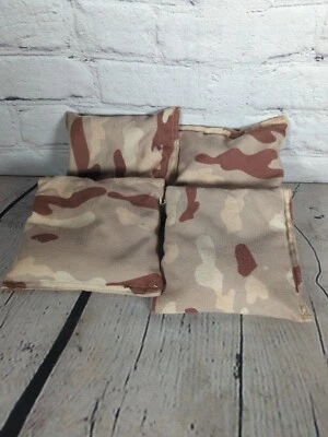USMC Desert Camo US Marine Corps 4 ACA Regulation Military Corn Hole Bags - Image 1 of 3