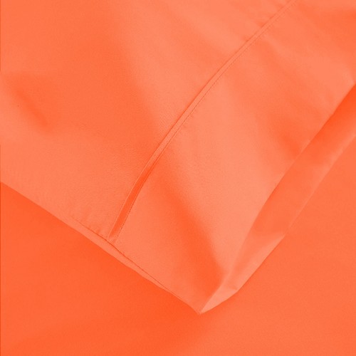 Luxurious Flat Sheet+2 Pillow Case 1000TC Egyptian Cotton Queen Multi Colors - Picture 169 of 170