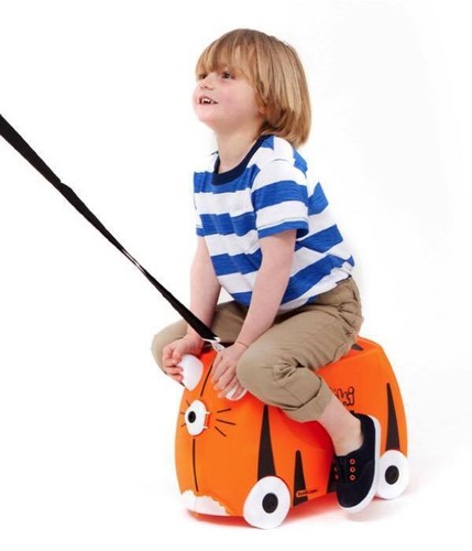 Trunki Tipu Tiger - Ride on Suitcase - Orange - Picture 2 of 3
