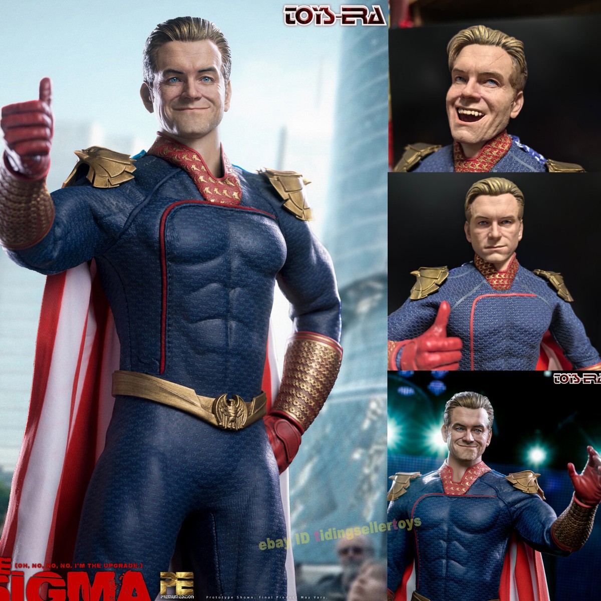 TOYS ERA The Boys Homelander John W/5 Heads 12