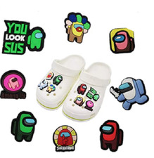 EACFVE 10pcs Cartoon Game Shoe Charms for Clog Buttons for Shoes