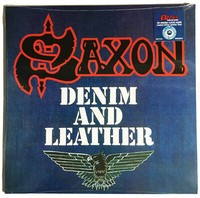 Saxon 'Denim And Leather' Limited Edition Splatter Lp Vinyl - Neu & Versiegelt