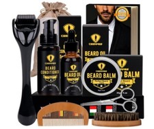 Upgraded Beard Grooming Kit with Beard Conditioner ,Beard Oil, Beard Brush, Bear