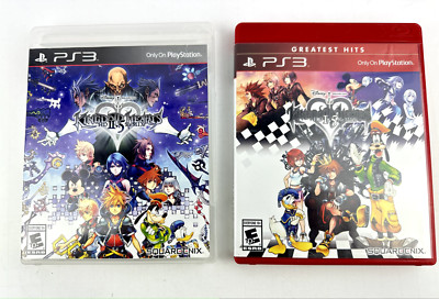 2- Kingdom Hearts HD 1.5 ReMix & 11.5 ReMix Greatest Hits - with Manuals 2013-14