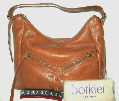 BOTKIER NWT Rate Metallic Leather Women\'s Trigger Hobo Bag- Authentic Botkier Metallic White Gold Leather Trigger Satchel Purse  main image 2