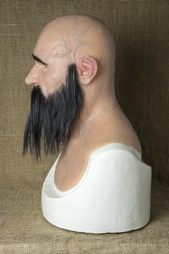 Silicone Mask "Wilhelm" Halloween Masks Old Man Realistic, Halloween Hand Made - Picture 4 of 6