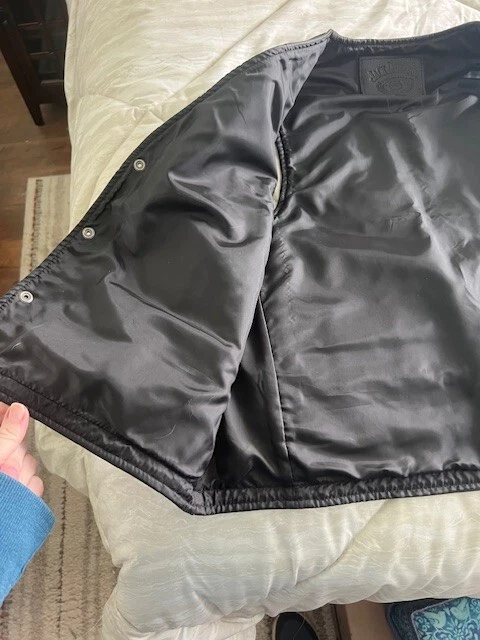 Chaleco de motociclista de cuero Jack Daniels nuevo - talla XL Foto 2 de 4