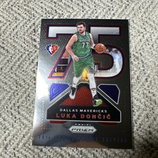Luka Doncic #12 Prices | 2021 Panini Prizm NBA 75th Anniversary
