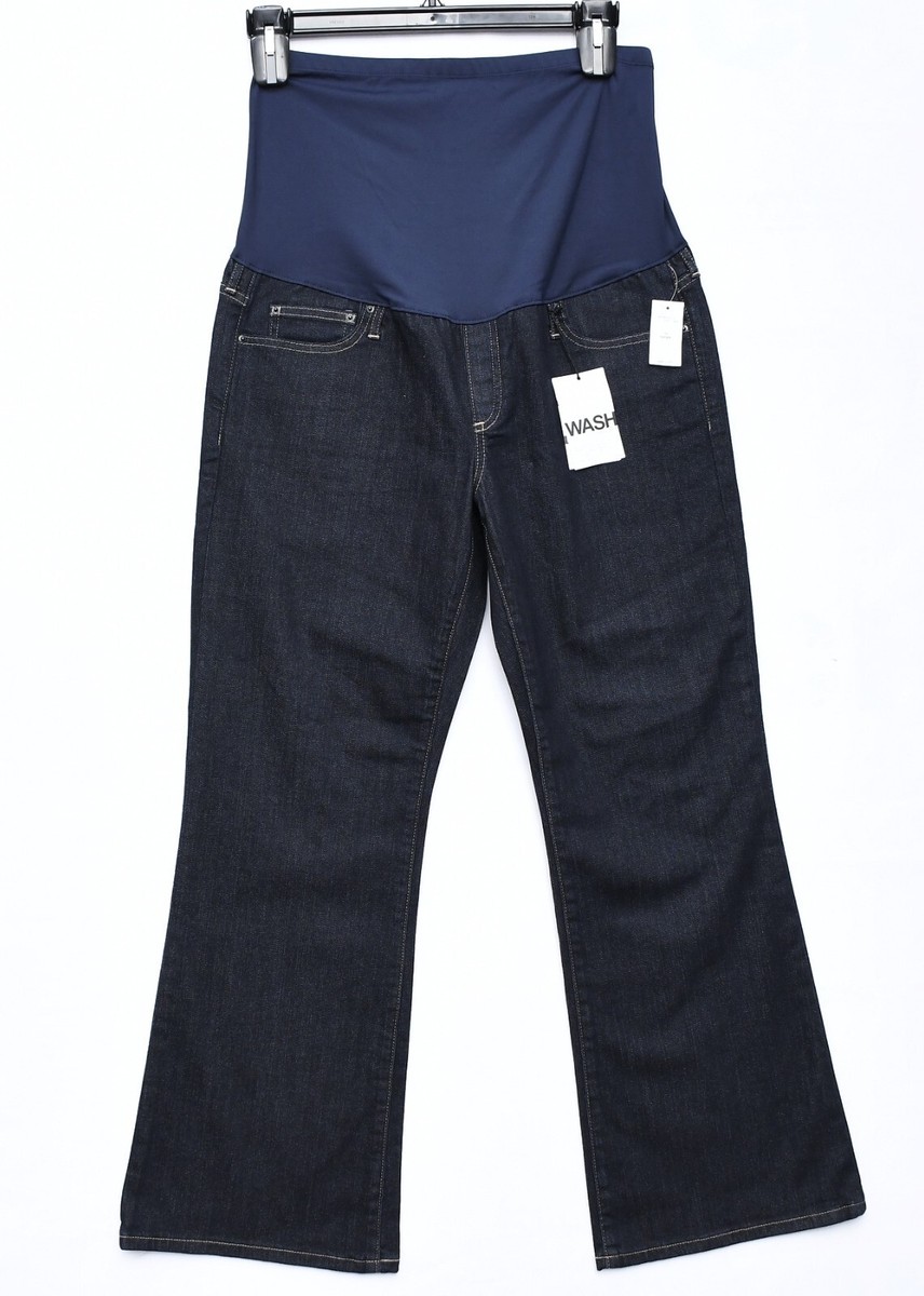 Gap Maternity Boot Cut Long Lean Jeans Sz 12 Short New