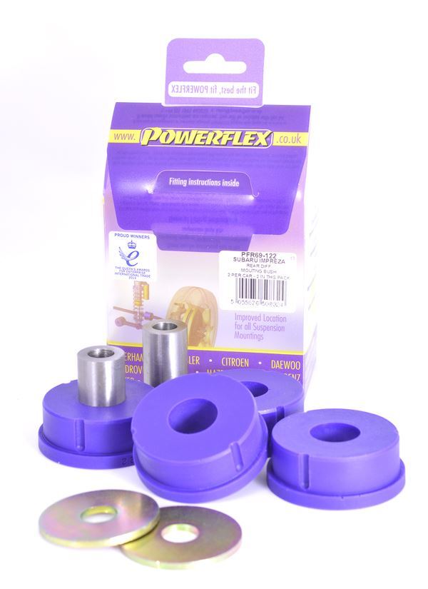 PFR69-122 POWERFLEX Rear Diff Mounting Bush fit Subaru