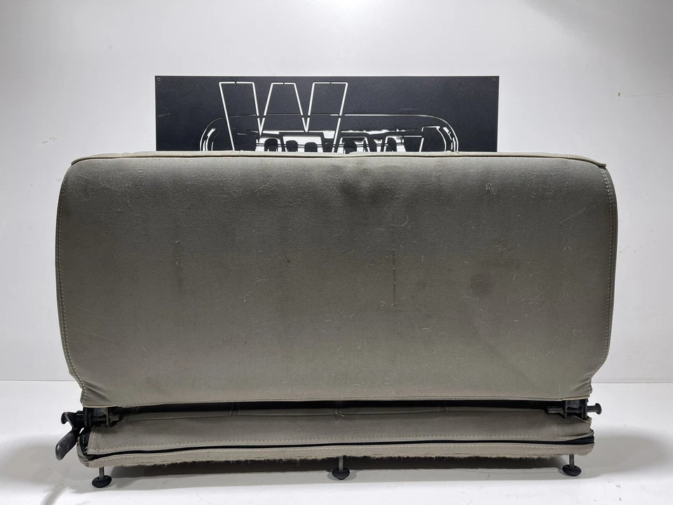Jeep Wrangler YJ Sahara verde asiento trasero 1987-1995 plegable y caída tela OEM CC NBS Foto 2 de 4