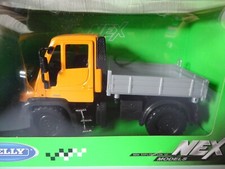 Mercedes Benz Unimog Pritsche orange Modelauto ca.16cm *NEU* 1/32 Spur 1