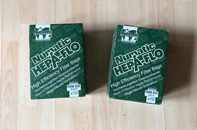 Numatic NVM1C, 20 Staubsaugerbeutel für Henry/James - weiß,