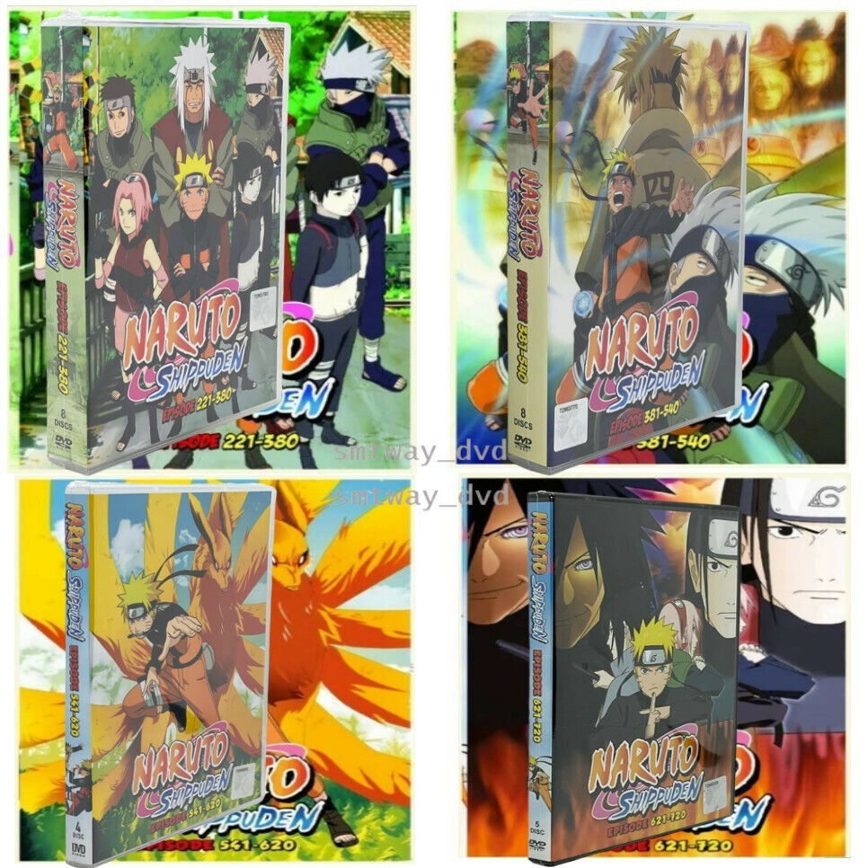 Anime DVD Naruto Shippuden Episode 1-500 Complete English Dubbed All Region