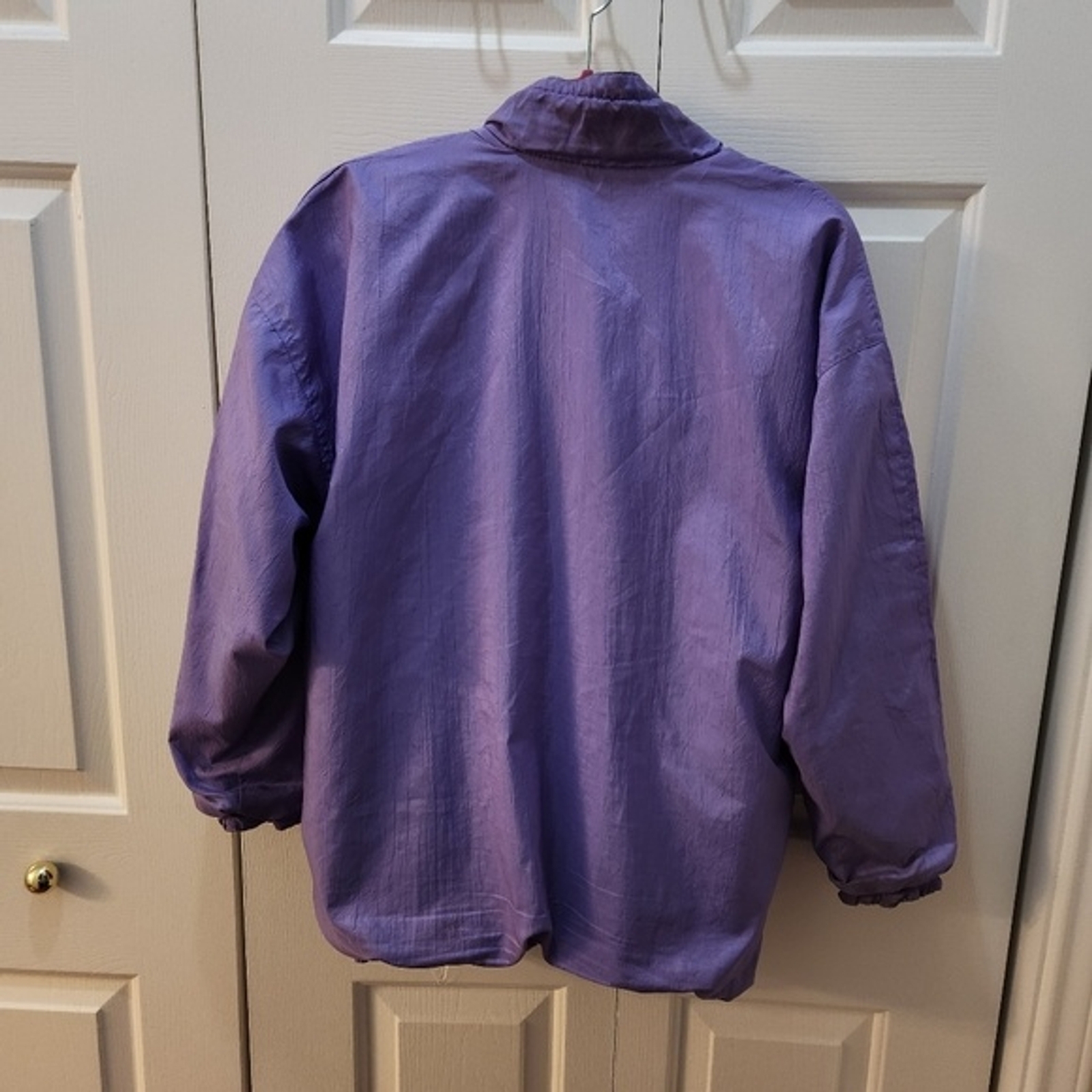 Windsor Bay 80's Reversible Jacket Green & Purple, fr… Gem
