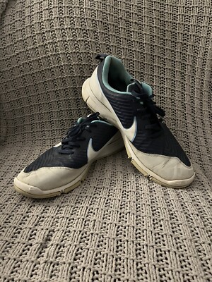 Nike Explorer Mens Size Golf Shoes White Navy Light Blue