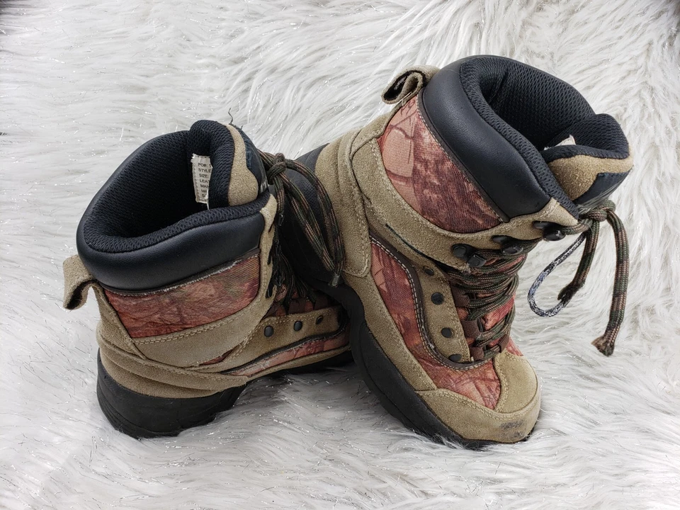 Botas de caça ITASCA 5527400 Thinsulate marrom camurça camuflagem seca crianças tamanho 2 - Imagem 2 de 4