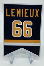 Jersey Retired Number Mini Banner Sticker PITTSBURGH PENGUINS You Pick from list