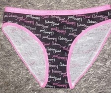 NeW Vs cotton logo bikini Panty Size XSmall All Over Logo