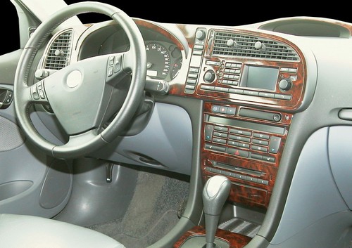 INTERIOR WOOD DASH TRIM KIT SET FITS 2003 2004 2005 06 SAAB 9.3 9 3 93 SE VECTRA - Bild 2 von 7