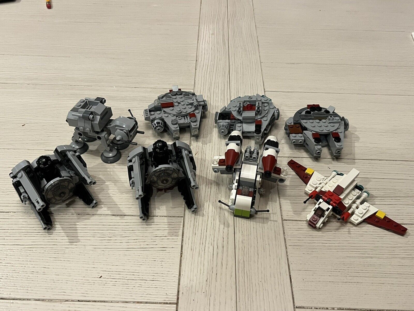 LEGO Star Wars Microfighters Lot - x 7 - AT-AT, Republic Gunship, Etc, + 1
