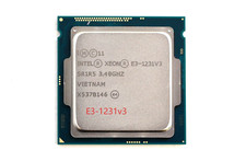 Used Xeon E3-1231v3 3.4GHz 4-Core LGA1150 Workstation CPU SR1R5 Te  sted