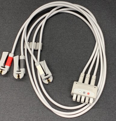 GE 412682-001 Multi-Link Leadwire Set, 3Ldwr Group Set, Grabber, AHA 74cm/29in