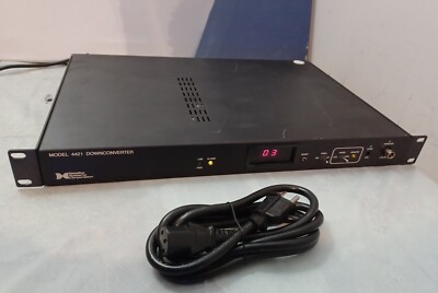 Satellite Systems Model 4421  70MHz Downconverter with power Cord&Ear Rack Black