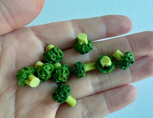 wholesale Food 1:12 Dollhouse Miniature handmade clay Vegetable fruit market - Picture 23 of 50
