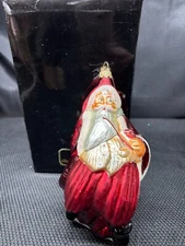 Radko Christmas Ornament ~ "SANTA CALLS" ~ Poland ~ w/Box