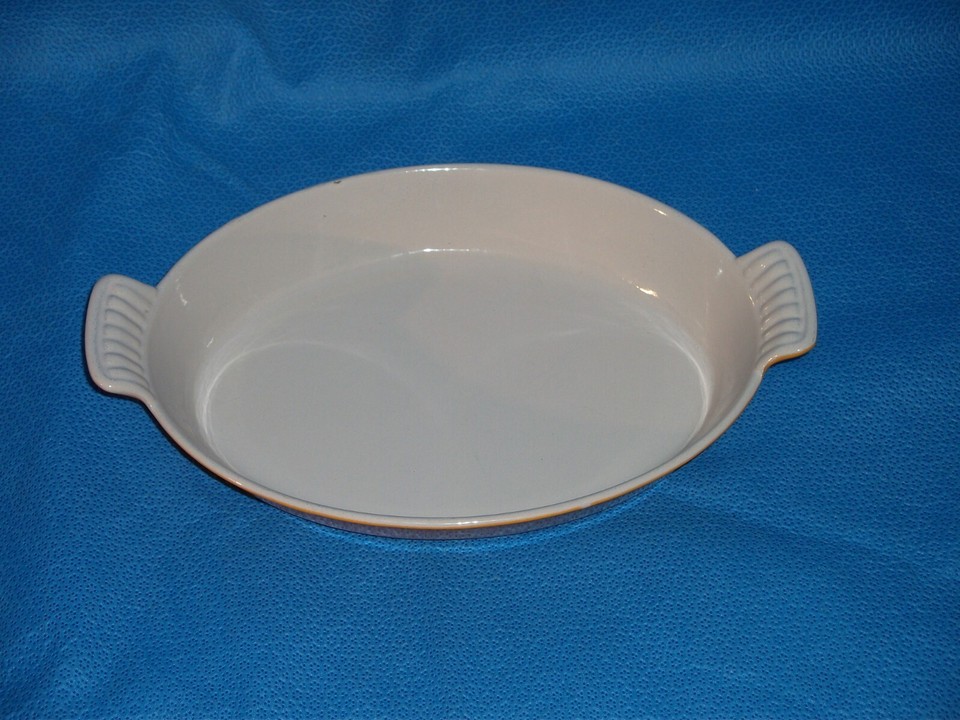 Le Creuset Cast Iron 24 Oval Au GratinCasserole Baking Dish Made in