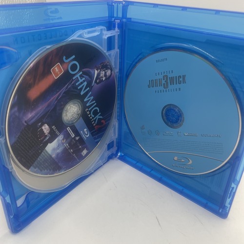 John Wick Chapters 1 2 & 3 (3-Film Collection) MA15+ Keanu Reeves Region B - Picture 4 of 4