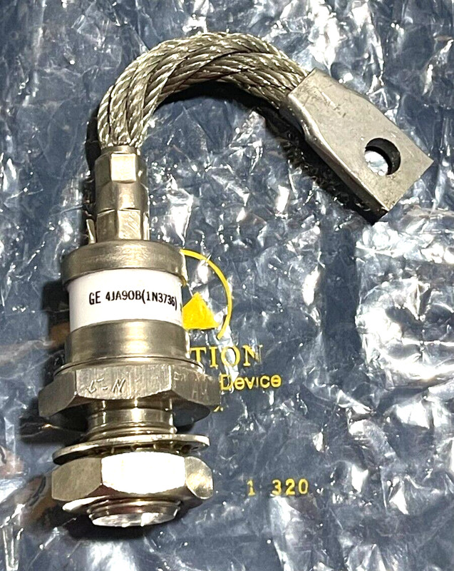 GENERAL ELECTRIC 4JA90B (1N3736) SEMICONDUCTOR RECTIFIER NIB, item is brand-new!