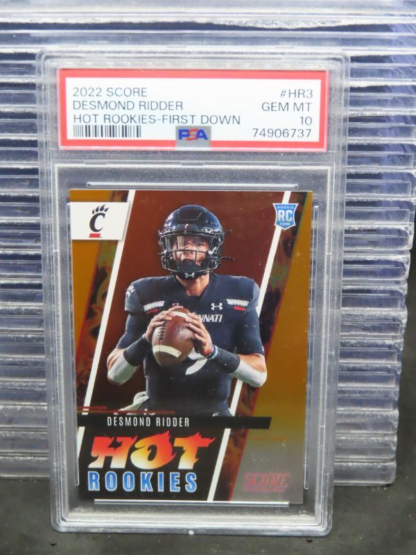 Desmond Ridder Panini Score Hot Rookies #HR3 First Down