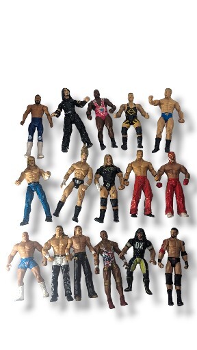 リング付き WWE （WWF WCW）プロレス フィギュア＆グッズまとめセット リング付き WWE （WWF WCW）プロレス フィギュア＆グッズまとめ