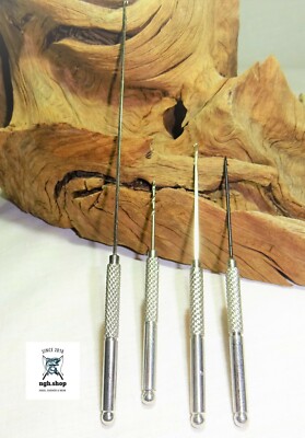 4tlg Set Boilienadel Edelstahl Boiliebohrer Boilie Tool Kit Needle Nadel PopUp