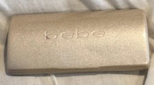Bebe Sunglass Case Hard Case Champagne Color Spring Hinge Latching