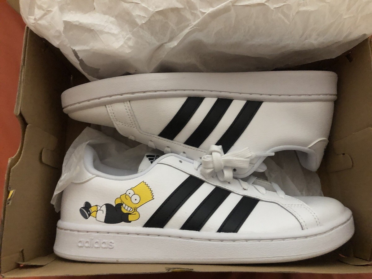 adidas grand court x the simpsons