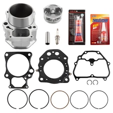 Cylinder Piston Gasket Top End Rebuild Kit 2007-2018 For Honda Rancher TRX 420