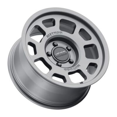 Method Race MR70578550800 17x8.5 0mm Offset 5x5 71.5mm CB Titanium Wheel NEW
