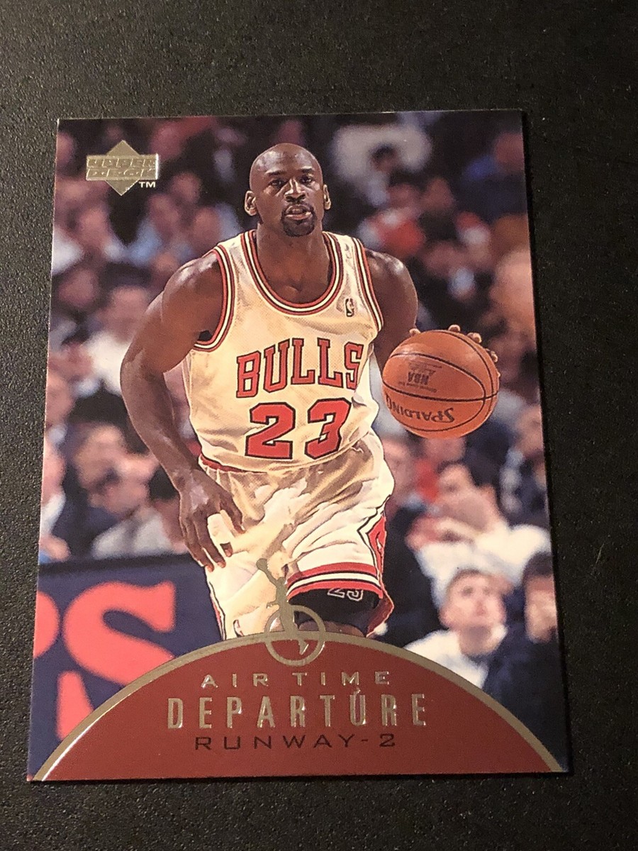 1997-98 Upper Deck Air Time Michael Jordan #AT5 HOF | eBay